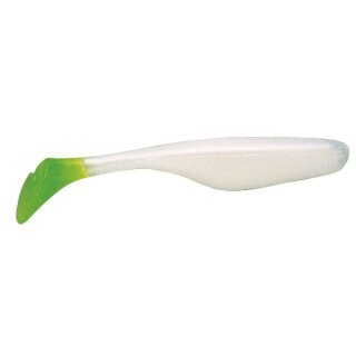 Bass Assassin Sea Shad 5" Pearl Chartreuse