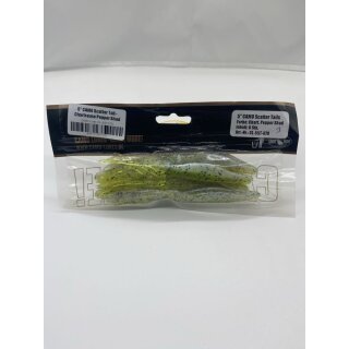 Camo Skatter Tails 5" Chart.Pepper Shad