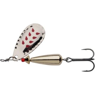 Abu Droppen 8g Silver Red Marks