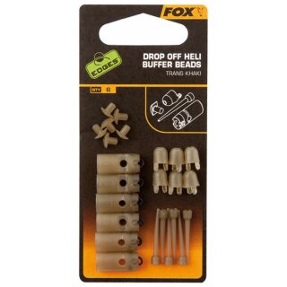 Fox Edges Drop Off Heli Buffer Beads Khaki