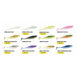 Black Flagg Slik Shad 3,75 Green P Shad