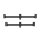 Fox Black Label Slim 3 Rod Buzz Bars 220mm/250mm