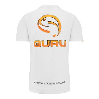 Guru Semi Logo Tee White T Shirt XXX Large