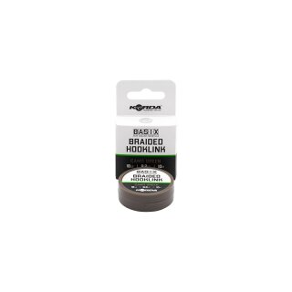 Korda Basix Braided Hooklink Camo Green