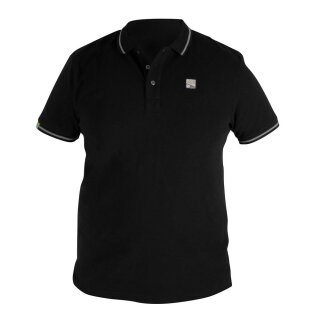 Preston Black Polo Shirt Large