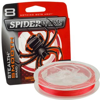 Spiderwire Stealth Smooth 8 Code Red 0,15mm Verkaufseinheit 10m