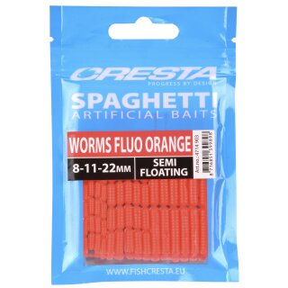 Cresta Spagetti Worms Fluo Orange