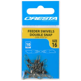 Cresta Swivel Double Snap Size 16