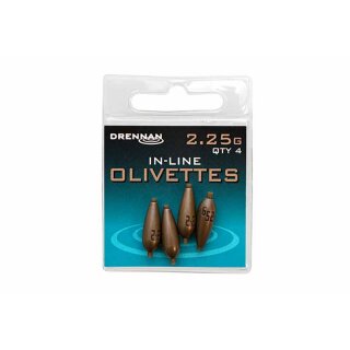 Drennan Inline Olivettes 1,25g 5 Stück
