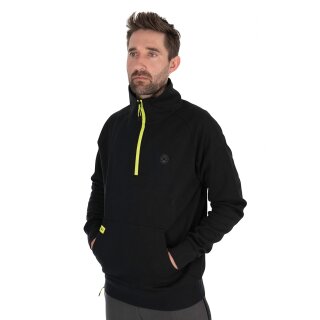 Matrix 1/4 Zip Sweater Black Lime Black Edition