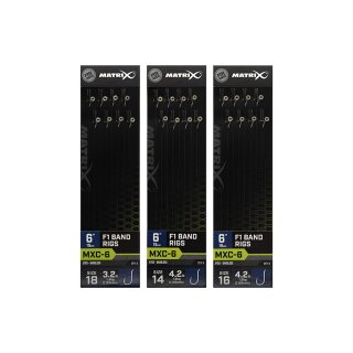 Matrix MXC 6 F1 Bait Band Ready Rig 15cm Gr.18 0,12mm