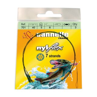 Cannelle Nylflex Stahlvorfach With Swivel