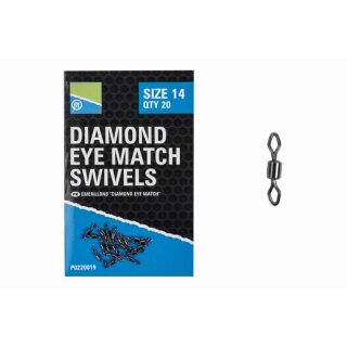 Preston Diamond Eye Match Swivels