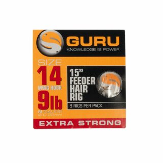Guru Feeder Hair Rigs Standard 38cm