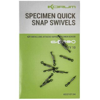 Korum Specimen Quick Snap Swivels Large