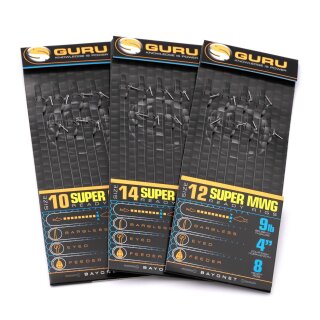 Guru Super MWG Bayonet Ready Rig 10cm Size 10/9lb/0,22mm