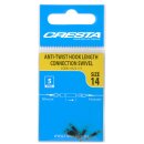 Cresta Anti Twist Hook Length Connection Swivel Size 14