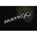 Matrix Hex Print T-Shirt Black Size XXL