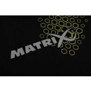 Matrix Hex Print T-Shirt Black Size XXXL