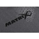 Matrix Hex Print T-Shirt Grey Size XL