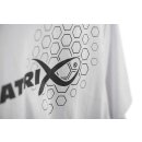 Matrix Hex Print T-Shirt White Size XL