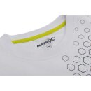 Matrix Hex Print T-Shirt White Size XL