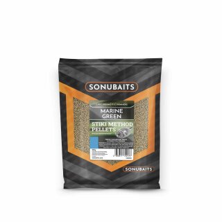 Sonubaits Marine Green Stiki Method Pellets 4mm