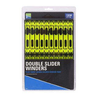 Preston Double Slider Winders Wide 13cm