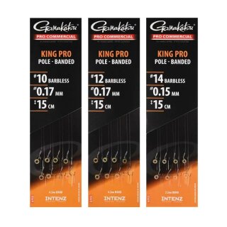 Gamakatsu Pro Commercial King Pro Pole Banded Rig 15cm Hook 16/0,14mm