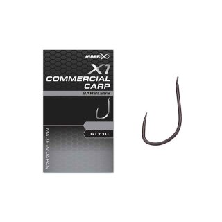 Matrix X1 Commercial Carp Barbless Hook
