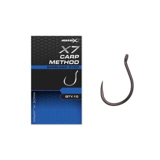 Matrix X7 Carp Method Barbless Hook Size 12