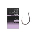 Matrix X9 Carp Wide Gape Barbless Hook Size 16