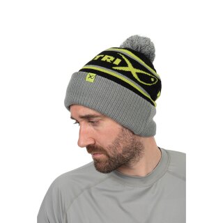 Matrix Black/Lime/Grey Bobble Hat