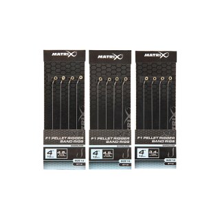 Matrix X5 F1 Pellet Rigger 10cm Banded Rigs