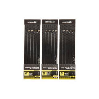 Matrix X6 Carp Pellet Rigger 15cm Banded Rigs