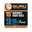 Guru Bayonet Hair Ready Rigs 38cm - Gr.10/12lb/0,25mm