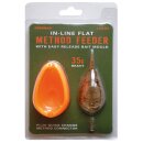 Drennan In-Line Flat Method Feeder Set Groß 25g