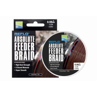 Preston Reflo Absolut Feeder Braid - 0,08mm