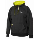 Matrix Minimal Black Marl Lime Hoody - Small