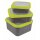 Matrix Grey/Lime Bait Boxes Madendosen Gelochter Deckel - 0,63 Liter