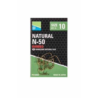 Preston Natural N-50 Hook - Gr.10