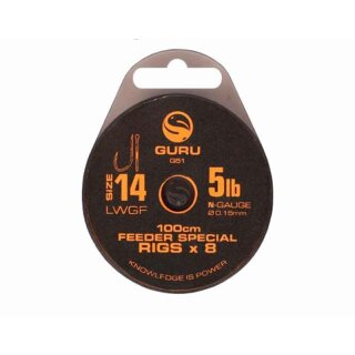 Guru LWGF Feeder Special Ready Rigs 100cm - Gr.18