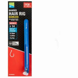 Preston Banded Hair Rig MCM-B 10cm - Gr.14/0,19mm