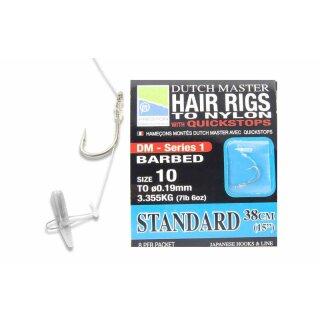 Preston Dutch Master Hair Rigs To Nylon Standard - Gr.12 Nylon 0,17mm