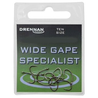 Drennan Wide Gape Spezialist Hook Barbed Size 16 Barbed