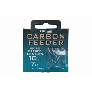 Drennan Carbon Feeder To Nylon - Size 18