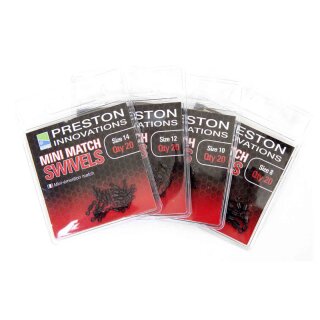 Preston Mini Match Swivels - Gr.8