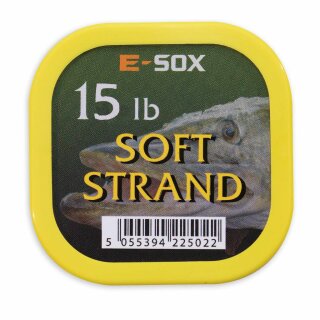 Drennan Soft Strand Pike Wire Stahlvorfach 28lb 12,7kg