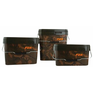 Fox Camo Square Carp Bucket Eimer - 17 Liter Insert