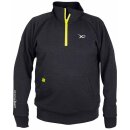 Matrix Minimal Black Marl 1/4 Zip Sweater XX Large